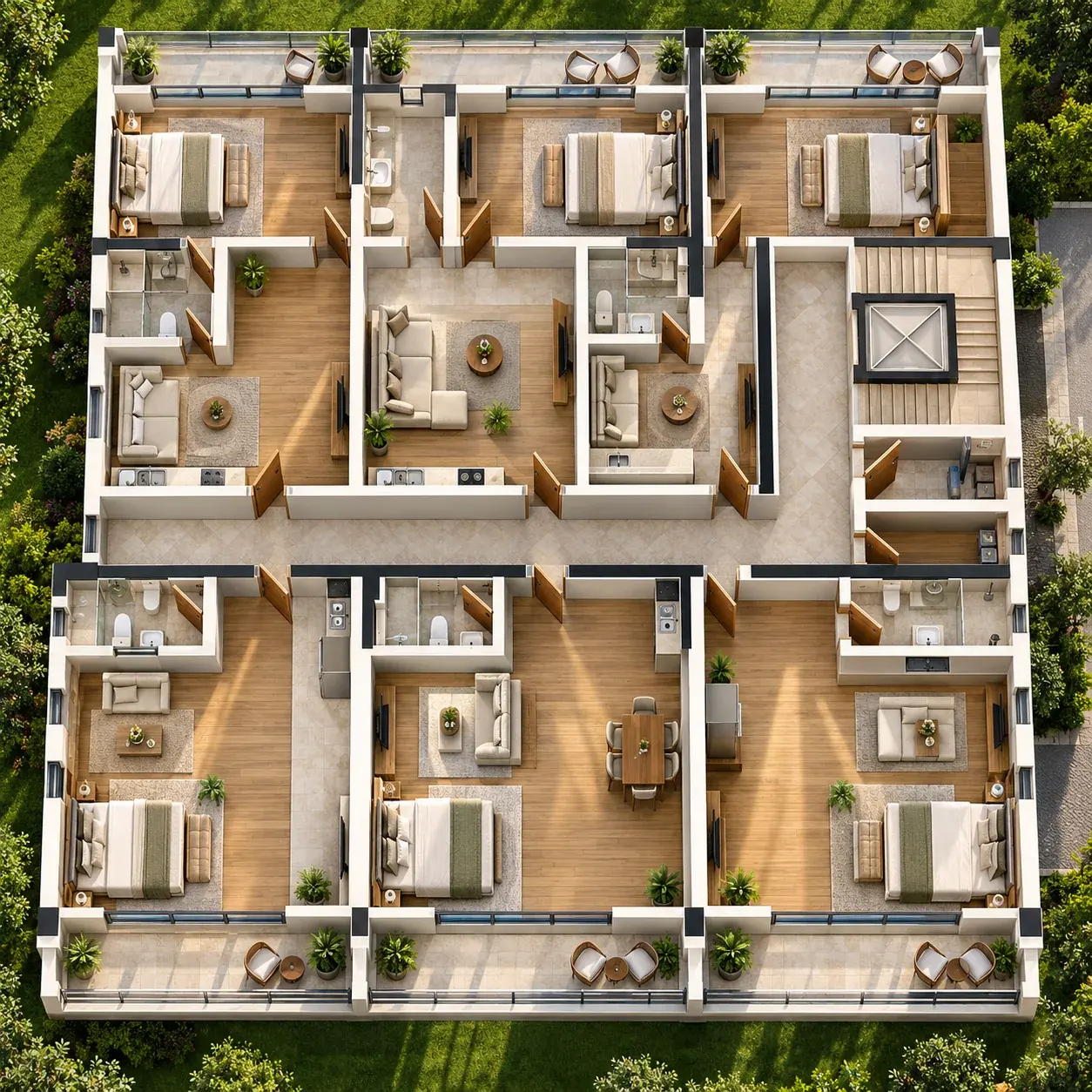 Oura by Bamboo floor plan showing a residential apartment layout.